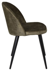 Velvet Dining Chair, Green Velvet