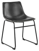 Oregon, dining chair - black