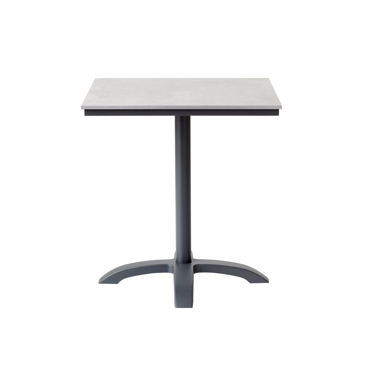 Mood café table 70x70cm, black/gray