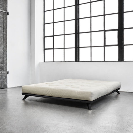 Senza Bed frame, 160x200, Black