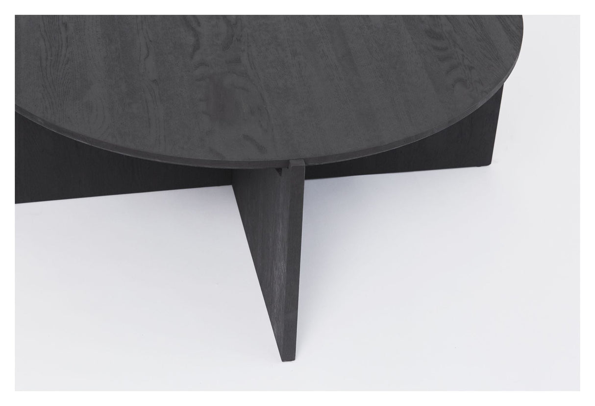 Coffee table, Black, Ø78