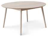 Meza Round Dining Table Ø135, White Pigmented Oak