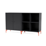 PAIR Classic sideboard with rosehip legs, Anthracite