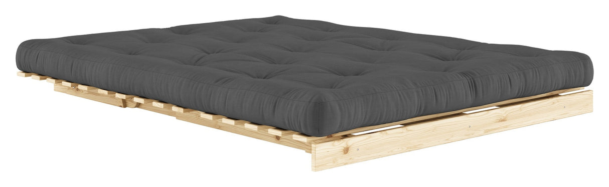 Roots 160 Sofa Bed, Pine/Dark Gray,