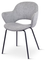 Rowley, dining chair w/armrests – gray