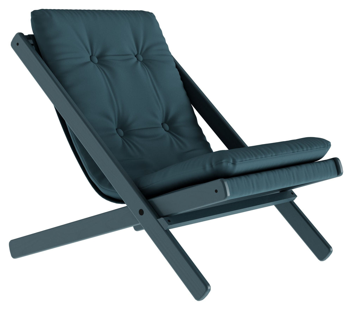 Boogie Lounge Chair, Blue Breeze/Petrol Blue