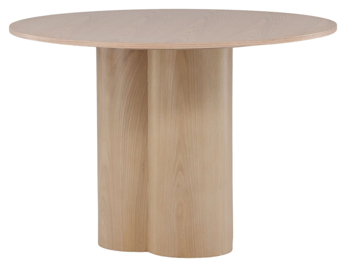 Olivia Dining table Ø110 - White washed