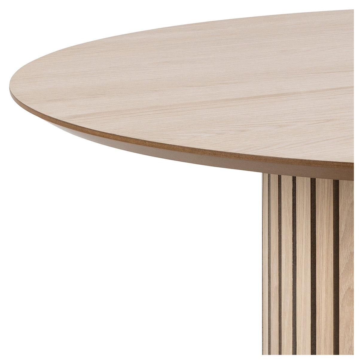 Linley, dining table Ø120 - white