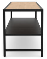 Altino, TV table 120cm - black/oak