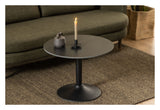 Malta Coffee table, Black ceramic, Ø60