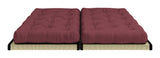 Chico Futon Sofa, Bordeaux w. Tatami mats