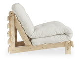 Roots 90 Sofa Bed, Pine/Off White