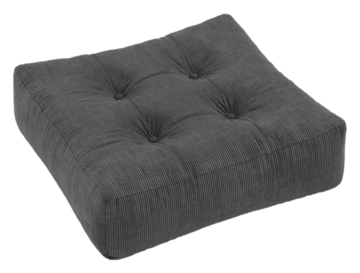 More Pouf, Dark Gray velvet, 70x70