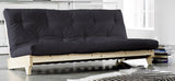 Fresh sofa bed, dark gray/nature