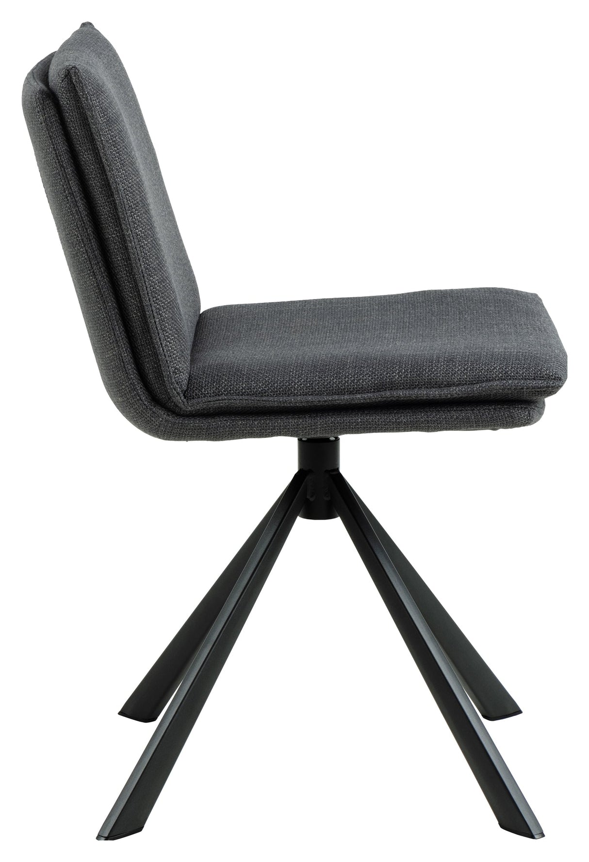 Flynn, dining chair - dark gray