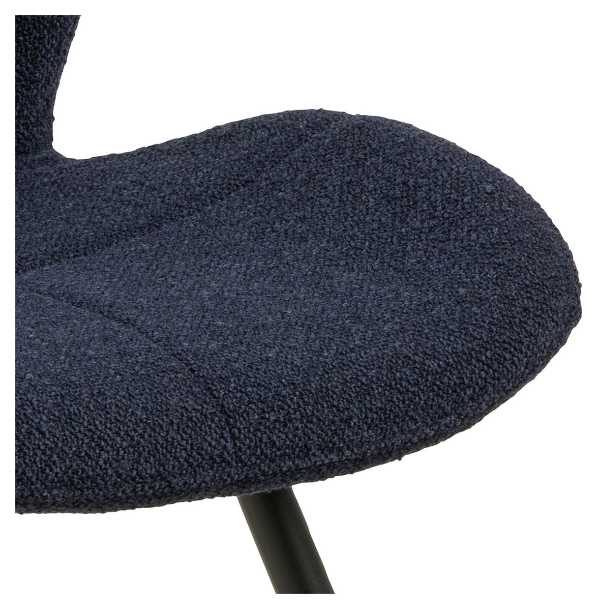 Petri, dining chair - dark blue