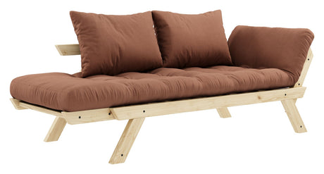 Bebop Sofa bed, Pine/Clay brown