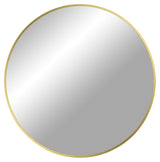 Madrid Mirror with frame in brass look, Ø60