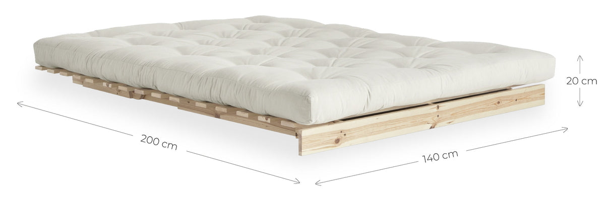 Roots 140 Sofa Bed, Pine/Off White