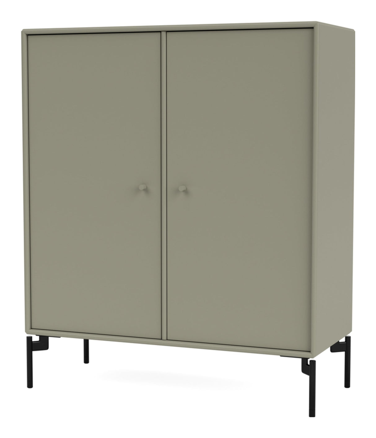 COVER Cabinet with black legs, Fennel