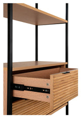 Minato, Rack, Oak/Black