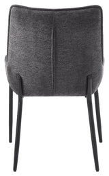 Calgary, dining chair w/armrests – gray