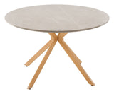 Piazza Dining table, Spraystone, Gray, Ø120