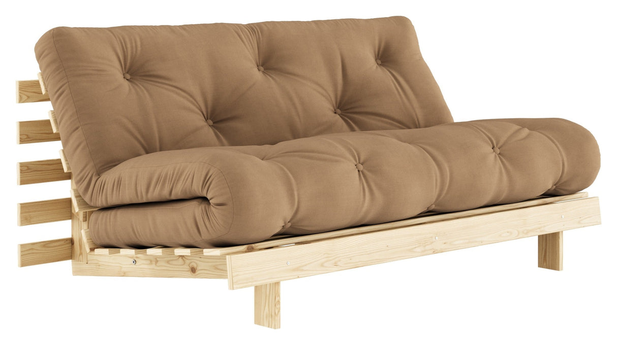 Roots 160 Sofa bed, Pine/Mocca,