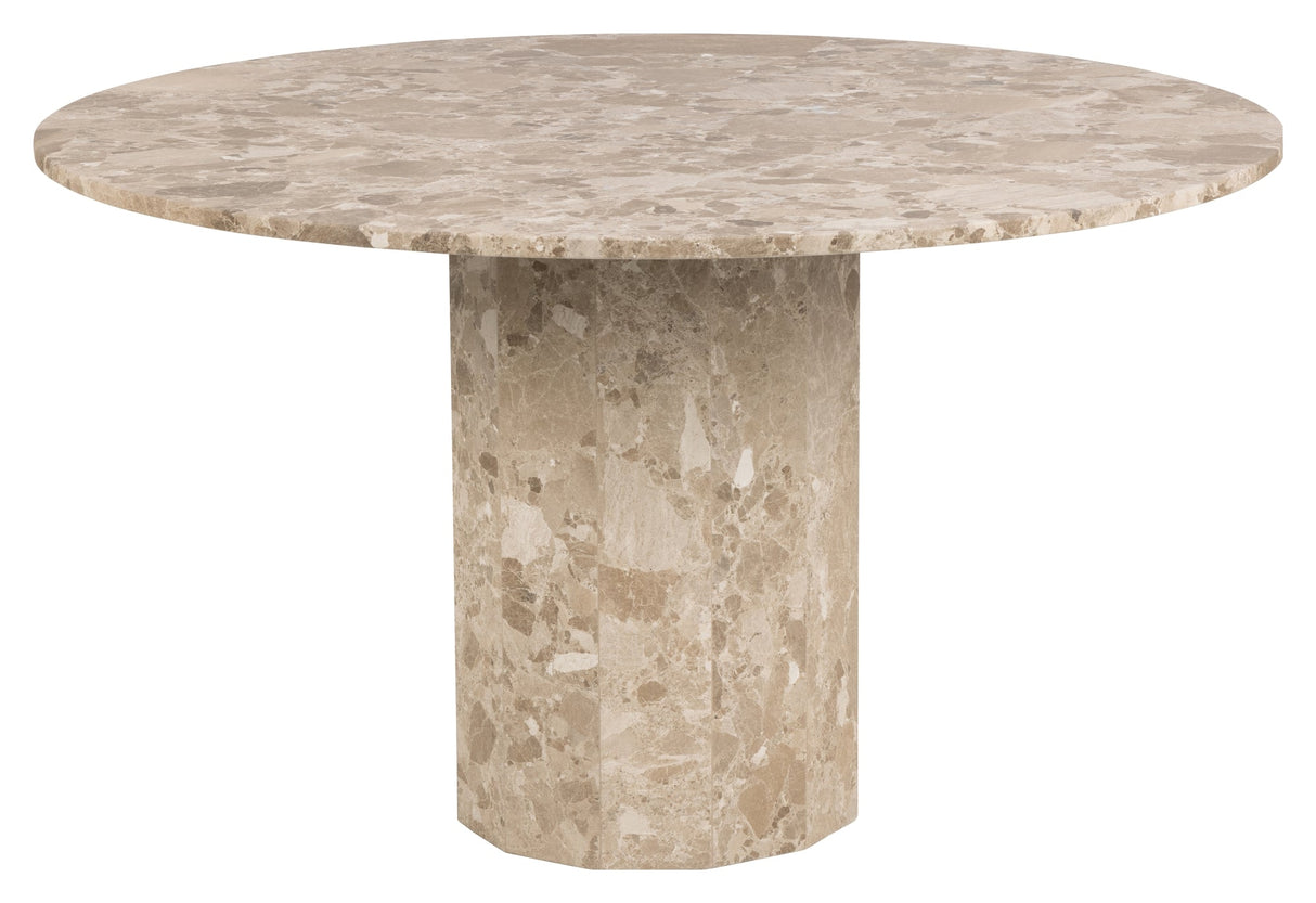 Messina, Dining table - latte/marble