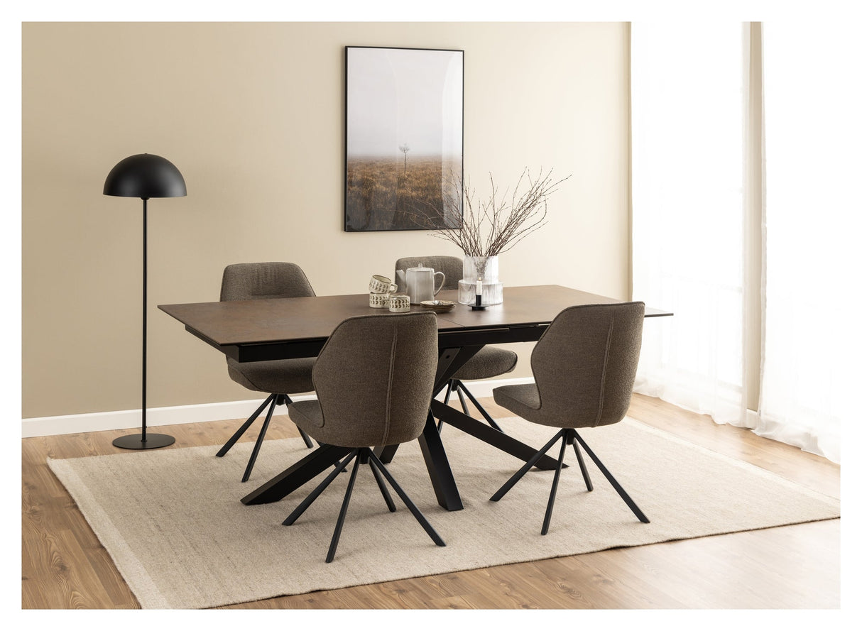 Aura, dining chair - taupe