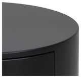 Polo, bedside tableØ40 - black