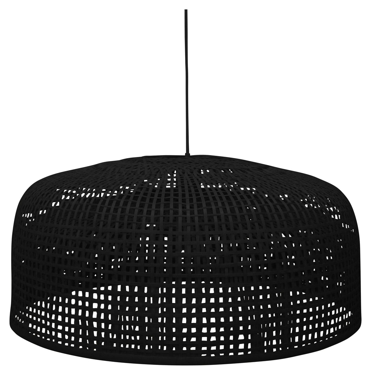 Construct Pendant luminaire Ø65, Bamboo/black