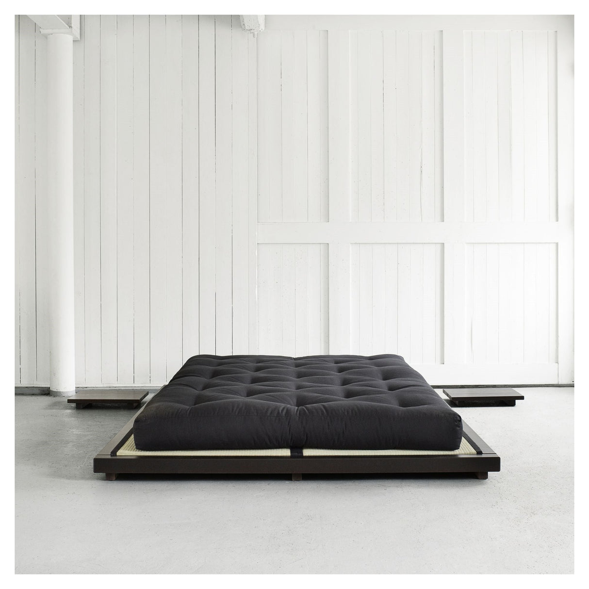 Basic Futon mattress with foam core, 80x200, Black