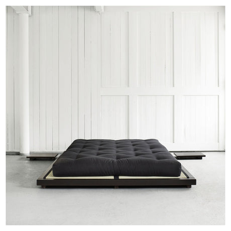 Sandwich Futon mattress with foam core, 180x200, Black