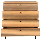 Kyoto, Chest 80x40x85cm, oak/black