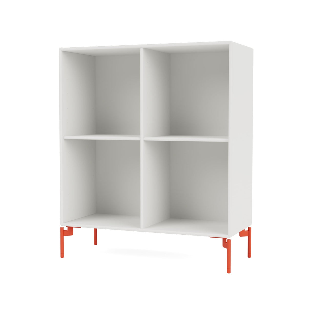 SHOW Bookshelf with rosehip legs, White