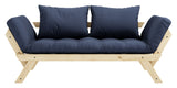 Bebop Sofa bed, Pine/Navy