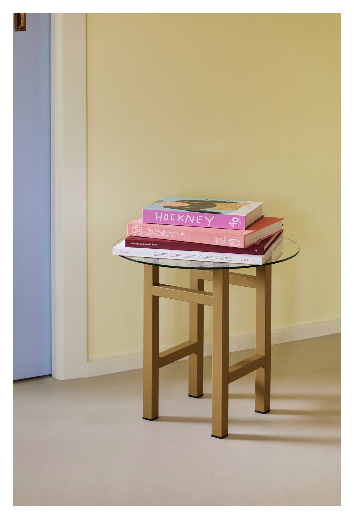 Elevate, Side table, olive green