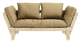 Beat Sofa Bed, Pine/Beige