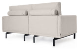 Galene 3-pers. Sofa with right-facing chaise longue, B194, Beige chenille