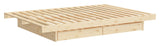 Kanso Bed frame 156x199 m. 4 drawers