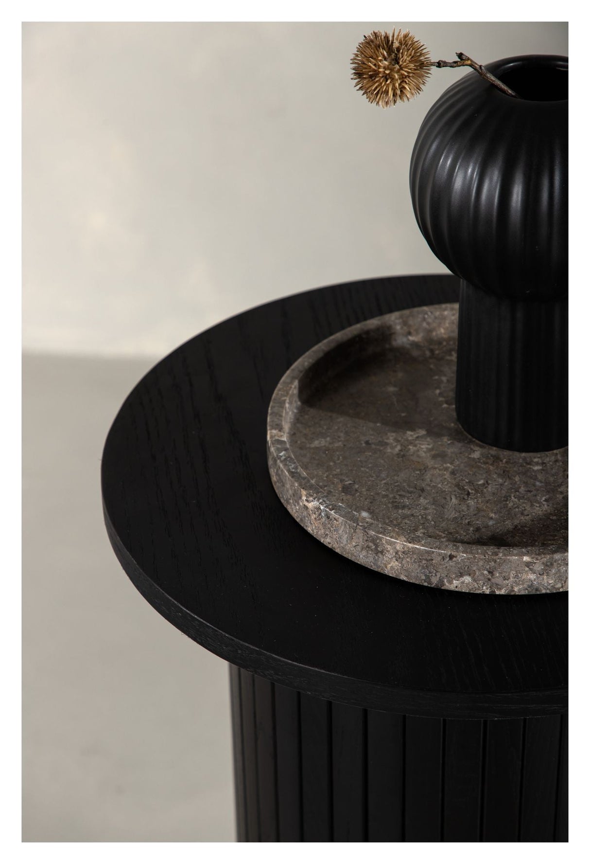 Bianca Side Table Ø40 - Black