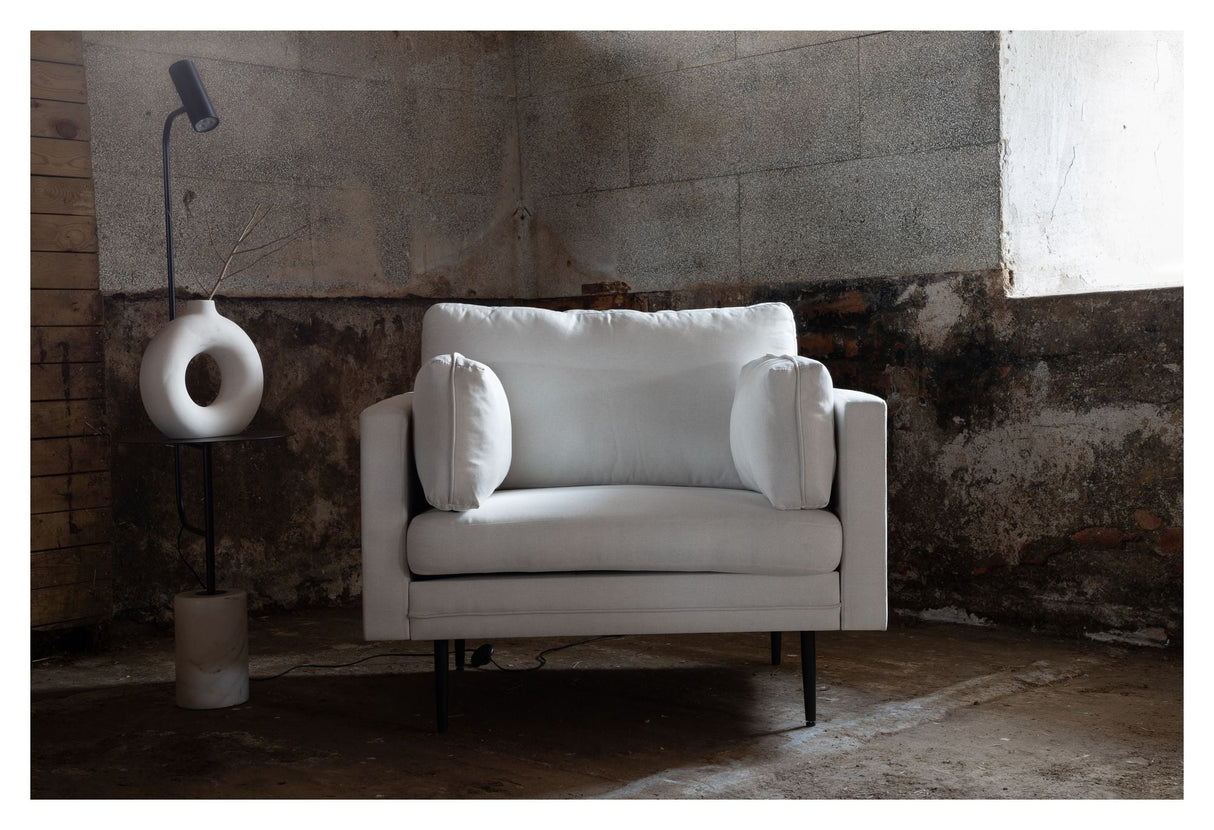 Boom Armchair, Offwhite Fabric