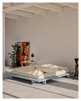 Japan Bed frame 140 x 200, blue