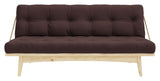 Folk Sofa bed, Pine/Brown