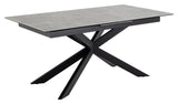 Irwine, dining table 168/210cm - gray