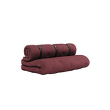 Buckle-Up Futon Sofa, Bordeaux