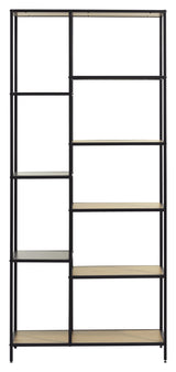 Altino, shelf 180cm - black/oak