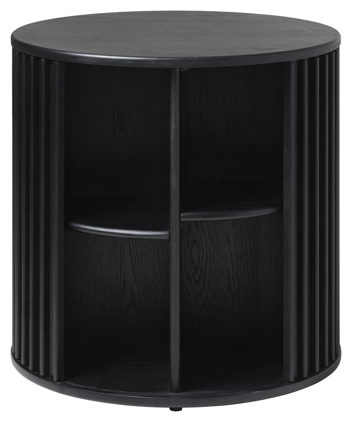 Siena Side table Ø60 - Black/oak