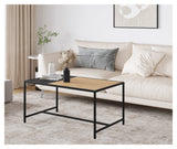 Altino, coffee table 60x100cm - black/oak